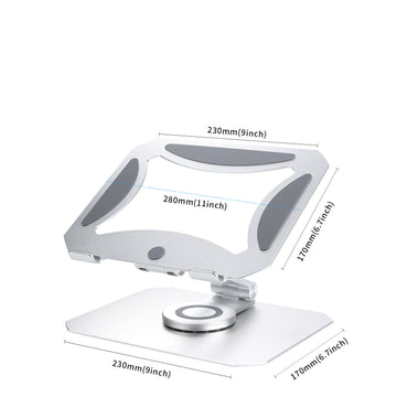 Adjustable Laptop Stand Rotating Cooling Holder Computer Foldable Aluminum Riser Cooler